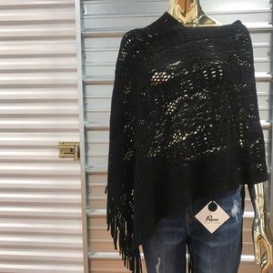 L.I.B. New York Poncho (black)